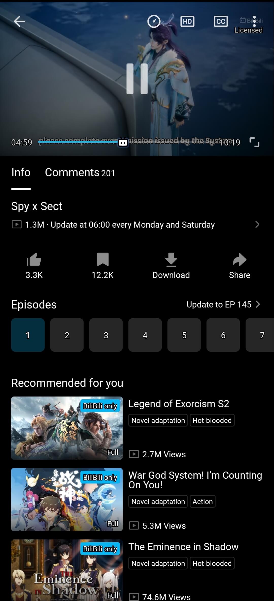 Stream Anime on Mobile Browser