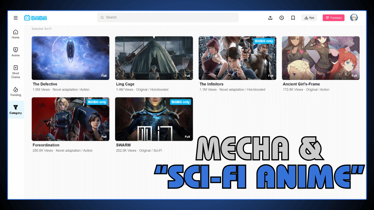 Mecha and Sci-Fi Anime